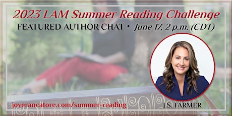 LAM Summer Reading Featured Author Chat with J.S. Farmer