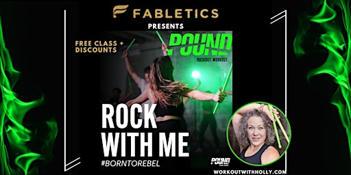 Fabletics x Pound - The Rockout Workout! primary image