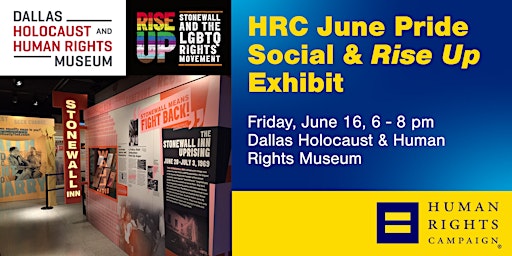 Imagen principal de HRC June Social @ Holocaust & Human Rights Museum