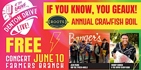 Roots Southern Table Crawfish Boil at Denton Drive Live!
