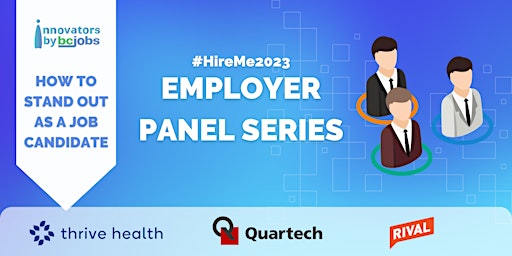 #HireMe2023  - Ft. Quartech, Rival Technologies & Thrive Health primary image