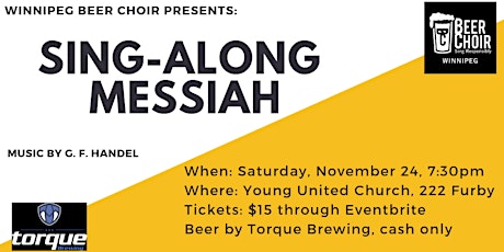 Winnipeg Beer Choir Sing-Along Messiah primary image