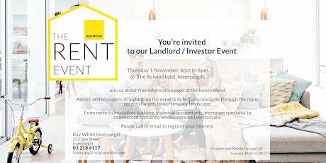Ray White Invercargill - The Rent Event primary image