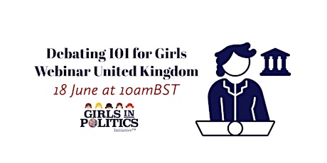 Debating 101 for Girls Webinar United Kingdom