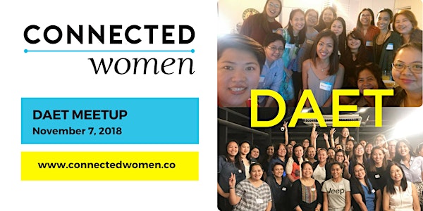 #ConnectedWomen Meetup - Daet (PH) - November 7