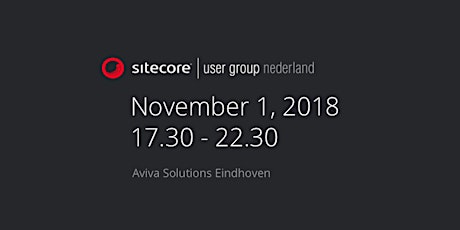 Primaire afbeelding van SUGNL Meetup - November 1st 2018 (Aviva Solutions - Eindhoven)