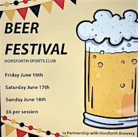 Primaire afbeelding van Horsforth Sports Club beer festival extravaganza!