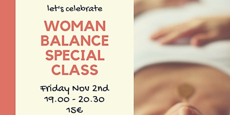 SPECIAL WOMEN BALANCE CLASS primary image