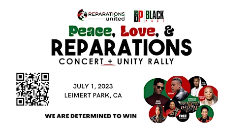 Peace, Love, and Reparations Benefit Concert primary image