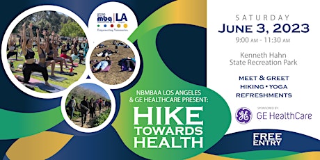 Imagem principal de NBMBAA Los Angeles & GE Healthcare Present: Hike Towards Health