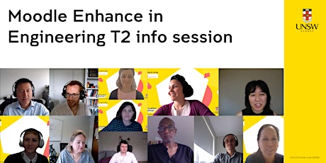 Image principale de Moodle Enhance in Engineering T2 Info session