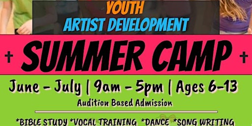Youth Artist Development Summer Camp primary image