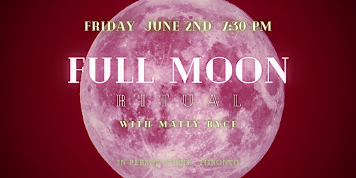 Full Moon Ritual: June primary image