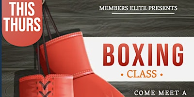 Boxing With Buck @ Members Elite primary image