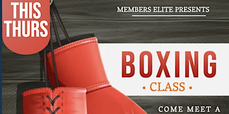 Boxing With Buck @ Members Elite
