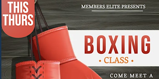 Primaire afbeelding van Boxing With Buck @ Members Elite