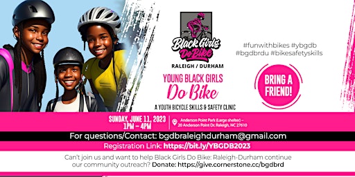 Young Black Girls Do Bike - Youth Bicycling Skills and Safety Clinic