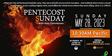 Primaire afbeelding van Pentecost Worship Service with Baptism