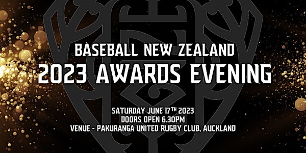 2023 Baseball New Zealand Awards Evening