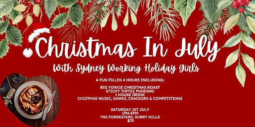 Imagen principal de Christmas In July | Sydney Working Holiday Girls