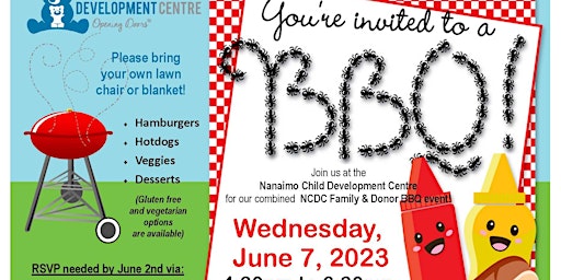 NCDC Family and Donor BBQ - June 7th