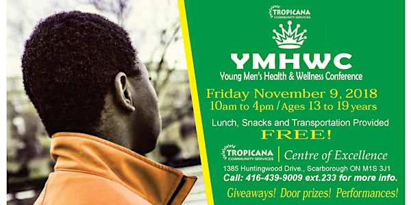 Young Men's Health & Wellness Conference - SCHOOL / GUIDANCE COUNSELLOR REGISTRATION