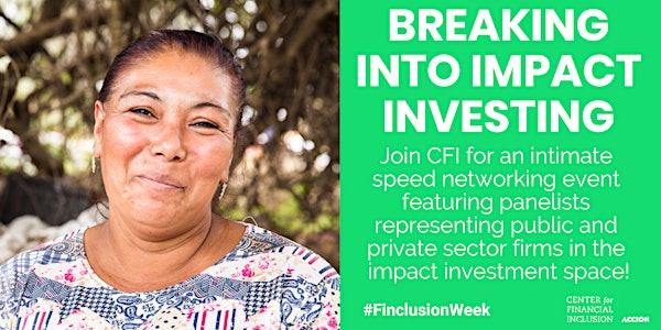Breaking into Impact Investing
