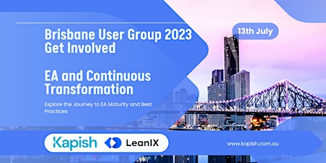 Kapish LeanIX User Group Brisbane 2023