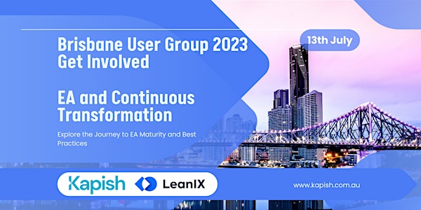 Kapish LeanIX User Group Brisbane 2023