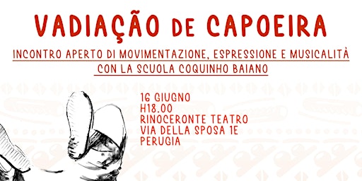 Vadiação de capoeira Incontro aperto di movimento, espressione e musicalità primary image