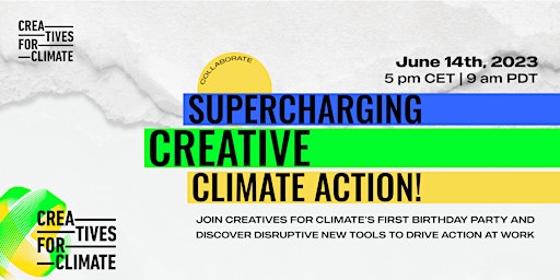 Supercharging Creative Climate Action! primary image