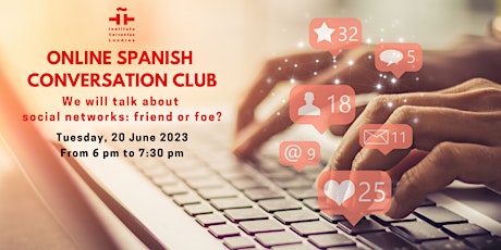 Online Spanish Conversation Club - Tuesday, 20 June -  6pm