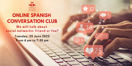 Immagine principale di Online Spanish Conversation Club - Tuesday, 20 June -  6pm 