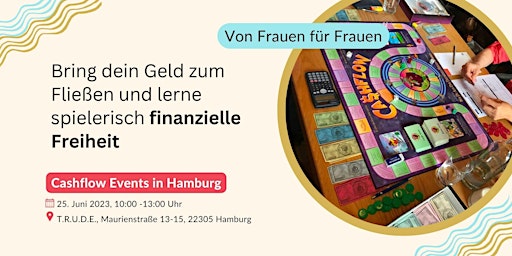 Hauptbild für Lerne spielerisch finanzielle Freiheit: Cashflow Event Hamburg - Von Frauen