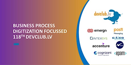 Imagen principal de Business process digitization focused 118th DevClub.lv