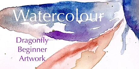 Art Party - 28th June -  WATERCOLOUR CLASS - DRAGONFLY primary image
