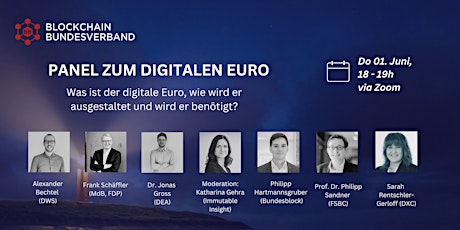 Panel zum digitalen Euro