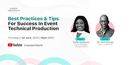 Best Practices & Tips For Success In Event Technical Production