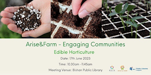 Arise&Farm - Engaging Communities: Edible Horticulture primary image