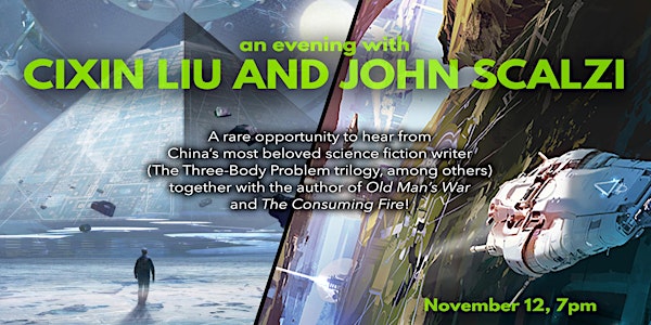 An Evening with Cixin Liu and John Scalzi