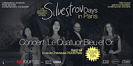 Concert | Quatuor Bleu et Or performs Silvestrov