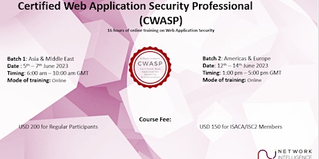 Certified Web Application Security Professional (CWASP) _ June 2023_batch1