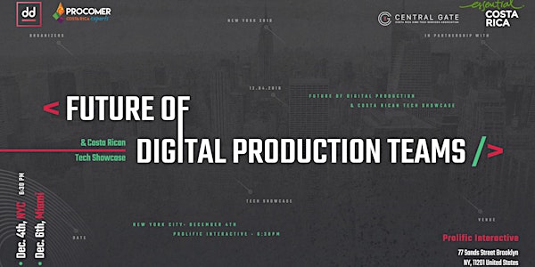Digital DUMBO "Future of Digital Production Teams" Co-hosted by PROCOMER & Central Gate