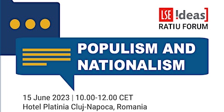 The Ratiu Dialogues on Democracy - Populism and Nationalism