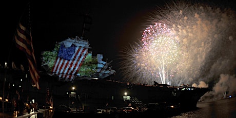 Patriots Point 4th of July Fireworks Blast: USS Yorktown Flight Deck Pass