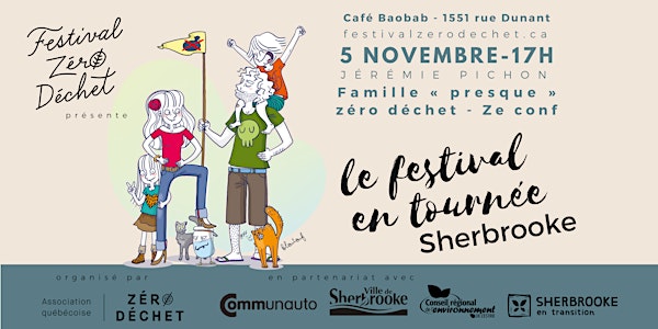 Festival en tournée Jérémie Pichon Famille ZD à Sherbrooke !