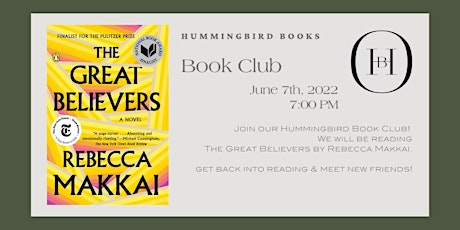Hummingbird Books - June Book Club