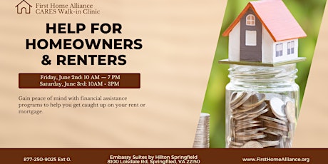 Hauptbild für Help for Homeowners & Renters 2-day event