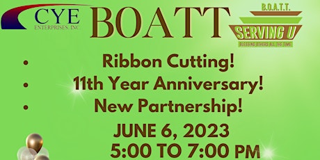 BOATT Ribbon Cutting/Anniversary Celebration