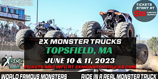 2X Monster Trucks Live Topsfield, MA  primärbild